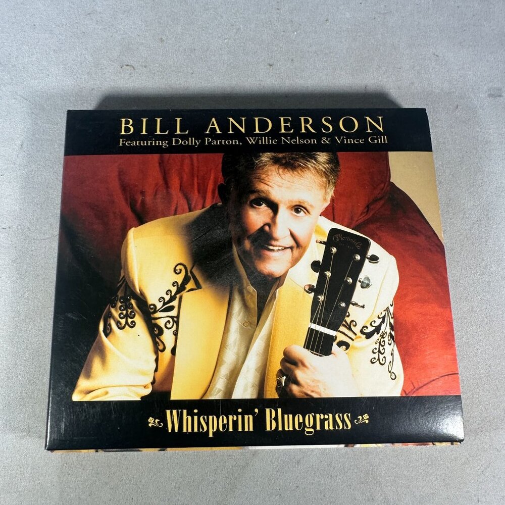 Bill Anderson Featuring Dolly Parton Whisperin Bluegrass CD/DVD Box Set
